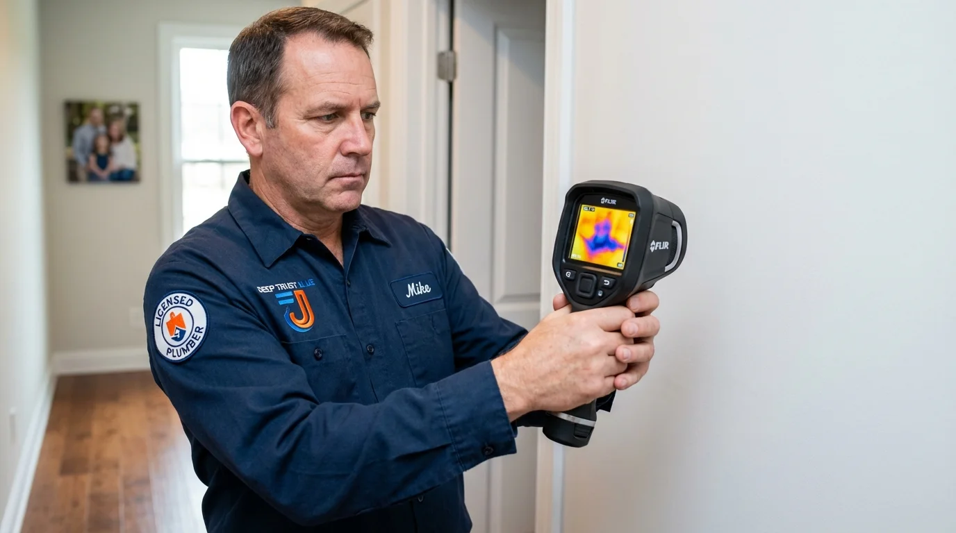 Thermal imaging leak detection by Johns Plumbing LLC in Manila